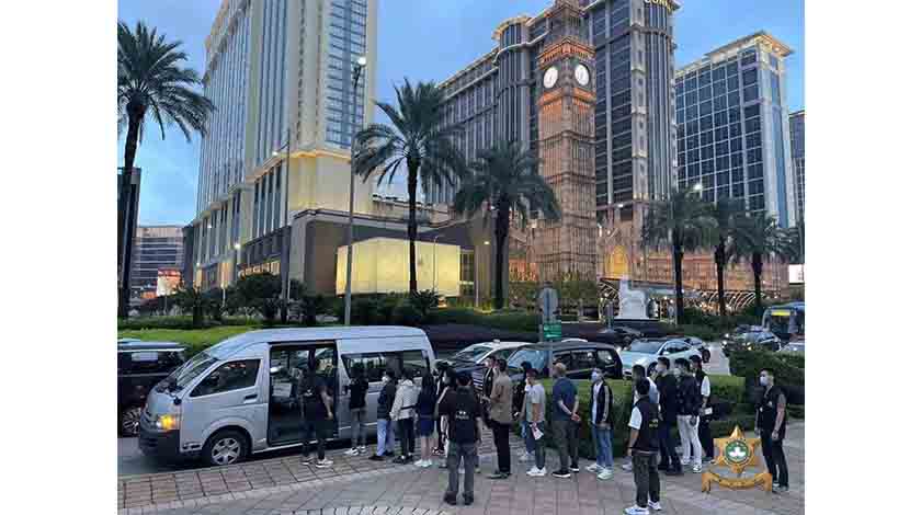 治安警持續打擊賭場周邊不法活動     
