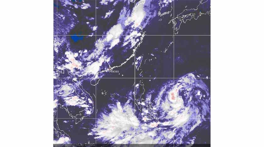菲東低壓區料成熱帶氣旋  週末闖南海東北部    
