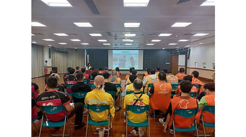 市署辦外賣車手食安講座  提升夏季配送衛生管理    