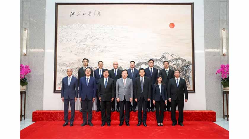 率團赴福州、杭州及北京考察交流  夏寶龍在京會見譚偉文一行    